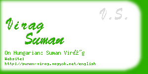 virag suman business card